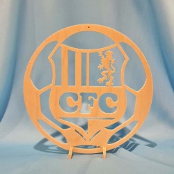 Laubsägearbeit CFC Logo