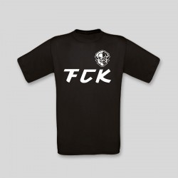 T-Shirt FCK & Nischel schwarz